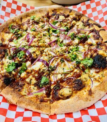 Regular BBQ Chicken Pizza