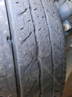 This is the condition of tires...