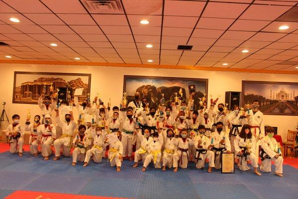 Warrior TKD 2021 Event 
 Students group pic.