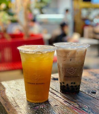 Gold Winter & Hong Kong Milk Tea