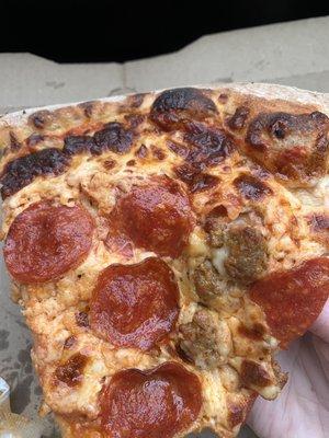 Pepperoni and sausage