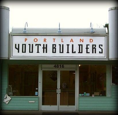 Portland YouthBuilders main building at 4816 SE 92nd Ave. Portland, OR 97266