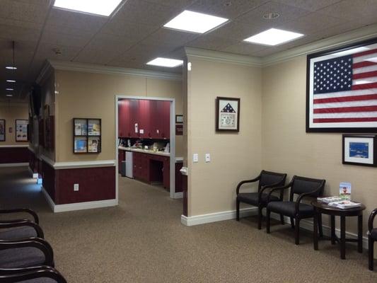 Main clinic sub waiting area.