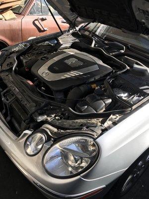 Mercedes E350 power steering problem