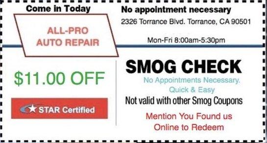 Smog Coupon