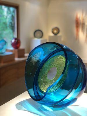 glass sculpture by Dante Marioni and John Kiley, july 2020