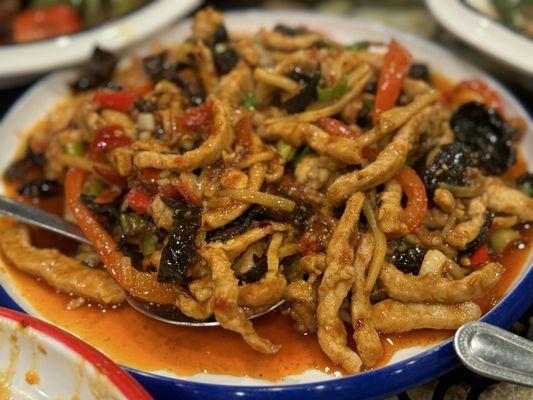 Minced Pork with Garlic Sauce