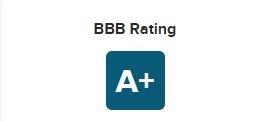 A+ Rating with Better Business Bureau