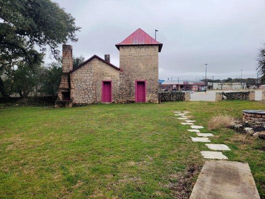 Historical building near Boerne, Wal-Mart parking lot.