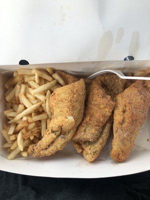 Walleye and fries