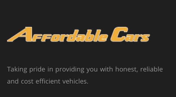 About Affordable Cars LLC.

Everything in life is somewhere else, and we've got just the right car to get you there.