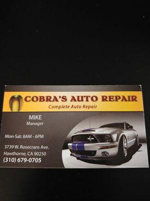 Cobra Auto Repair