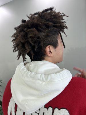 perm hair 、dreadlocks