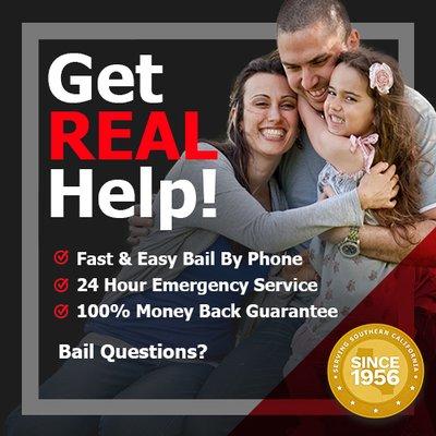 Get Real Help from a local Santa Ana Bail Bondsman!