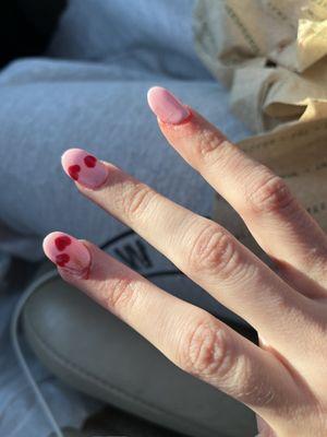 She kept bleeding for the next 45 minutes...