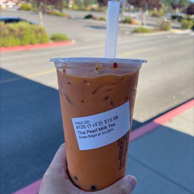 My "green" thai tea