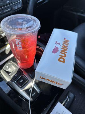 Drink and Munchkins Donut Hole Treats