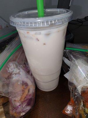 Horchata is so good here ...