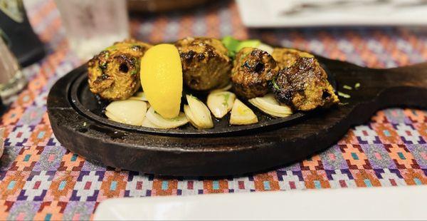 Lamb Boti Kabab ($20)