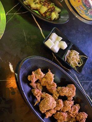 Fried chicken appetizer