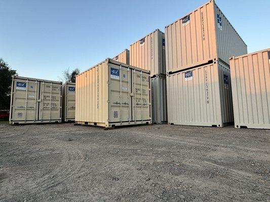 Shipping container for storage