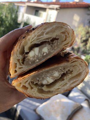 The croissant with the white sesame paste! Yum! Get it!