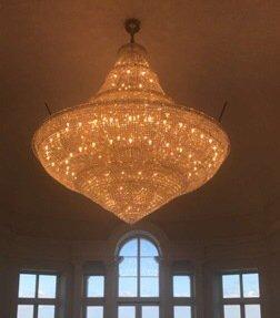 Chandelier installation