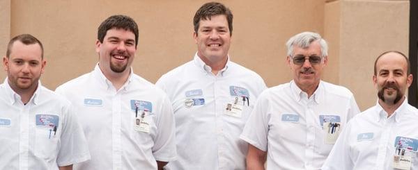 Just a few of our friendly, experienced service technicians.