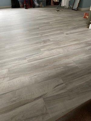 Our beautifully installed laminate.