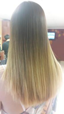 Ombre hair by Tina. I love it!