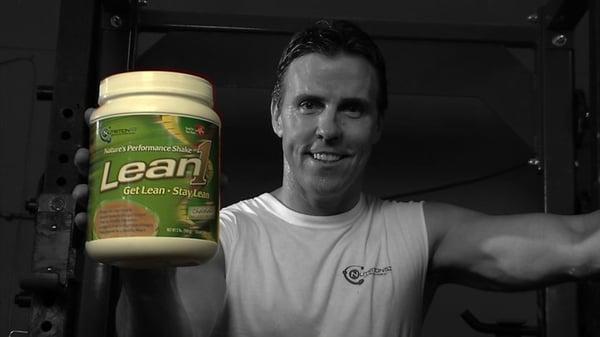 Bill Romanowski with his product, Lean 1, during our commercial shoot in 2011.