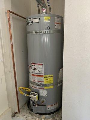 Water heater installation