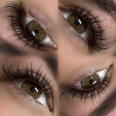 Brown lash extension