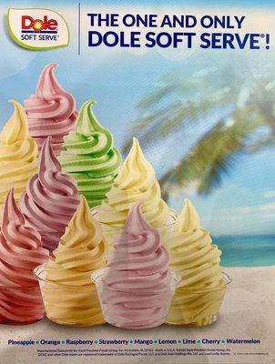 We carry every flavor of Dole Whip!