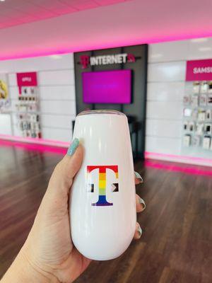 T-Mobile Tuesday freebie-Tiny Pride Tumbler. So cute!