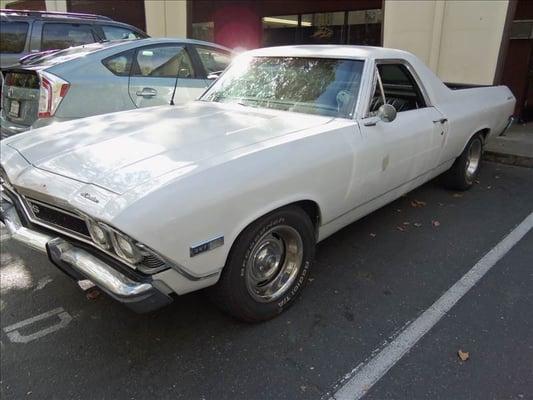 We work on classics also, here's a 1968 EL Camino Before