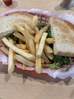 BLT with fries