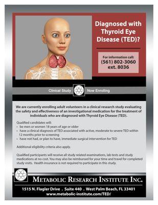 Thyroid Eye Disease (TED) Clinical Study