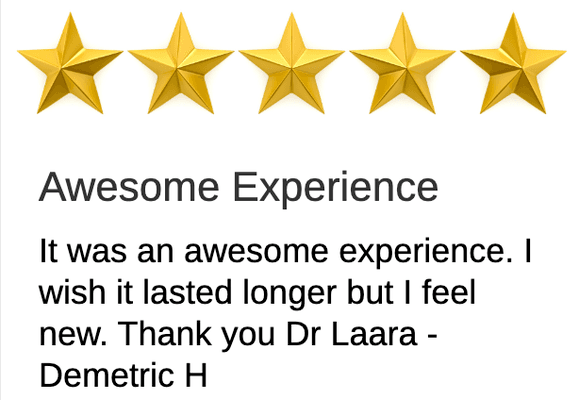 Thanks for th 5-star review, Demetric!