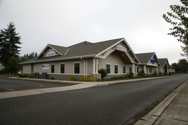 Parking lot entrance