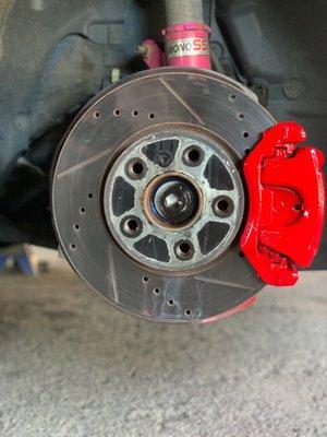 Brake caliper painting