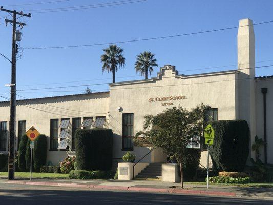 St. Clare School, established in 1856 as the first Catholic elementary school in the Silicon Valley