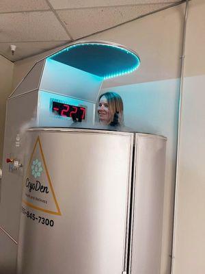 First time in the cryo chamber