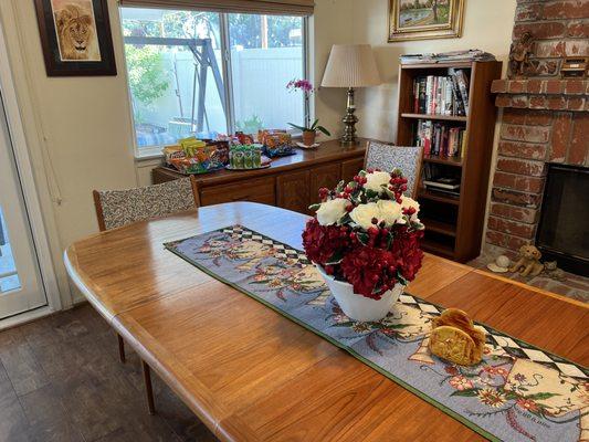 Dining Room and Snack Table