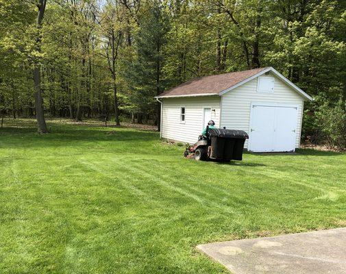 a nice relaxing lawn cut!