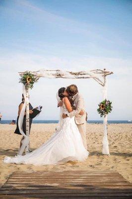 Wedding arch.