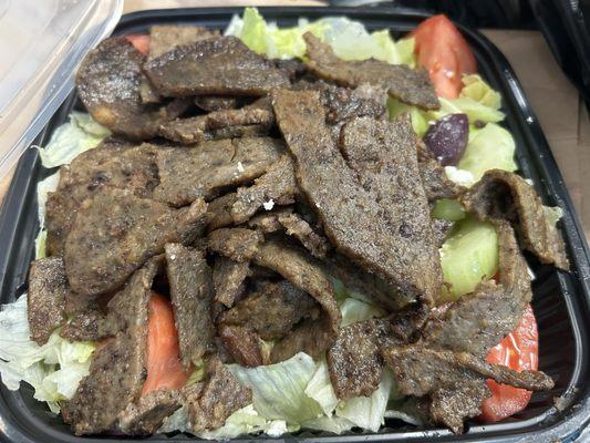 Greek Salad with gyro