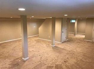 Finished basement with ductwork nicely concealed because Kris and the crew made it easy!