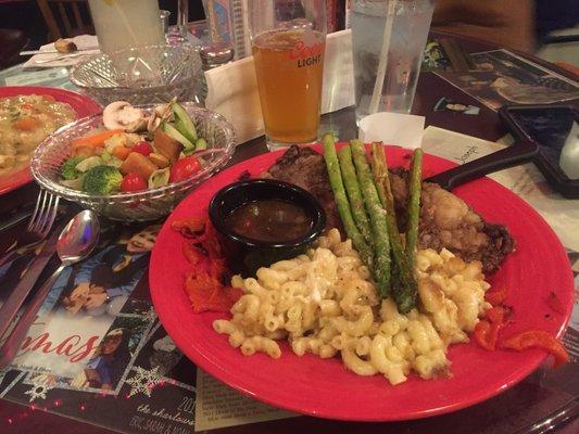 Friday night Prime Rib Special with salad!