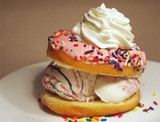 We have donuts ice cream too